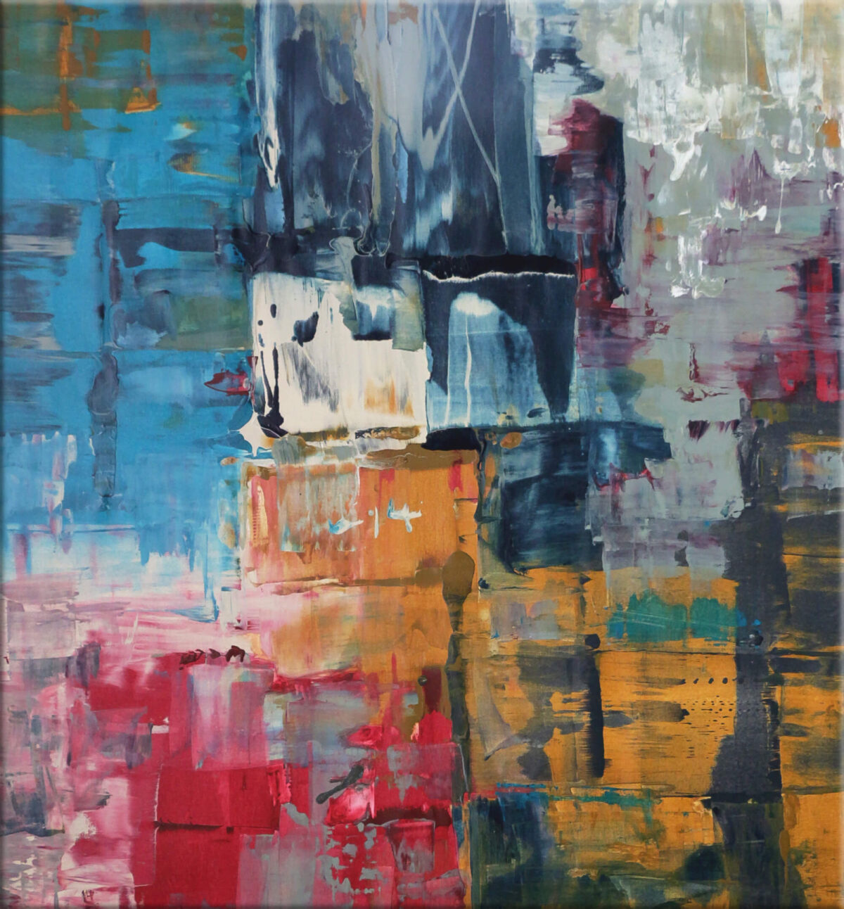 RESONANT GLOW  | 140 x 140 x 3 cm | Preis: auf Anfrage | Weitere Infos zu diesem Werk ›