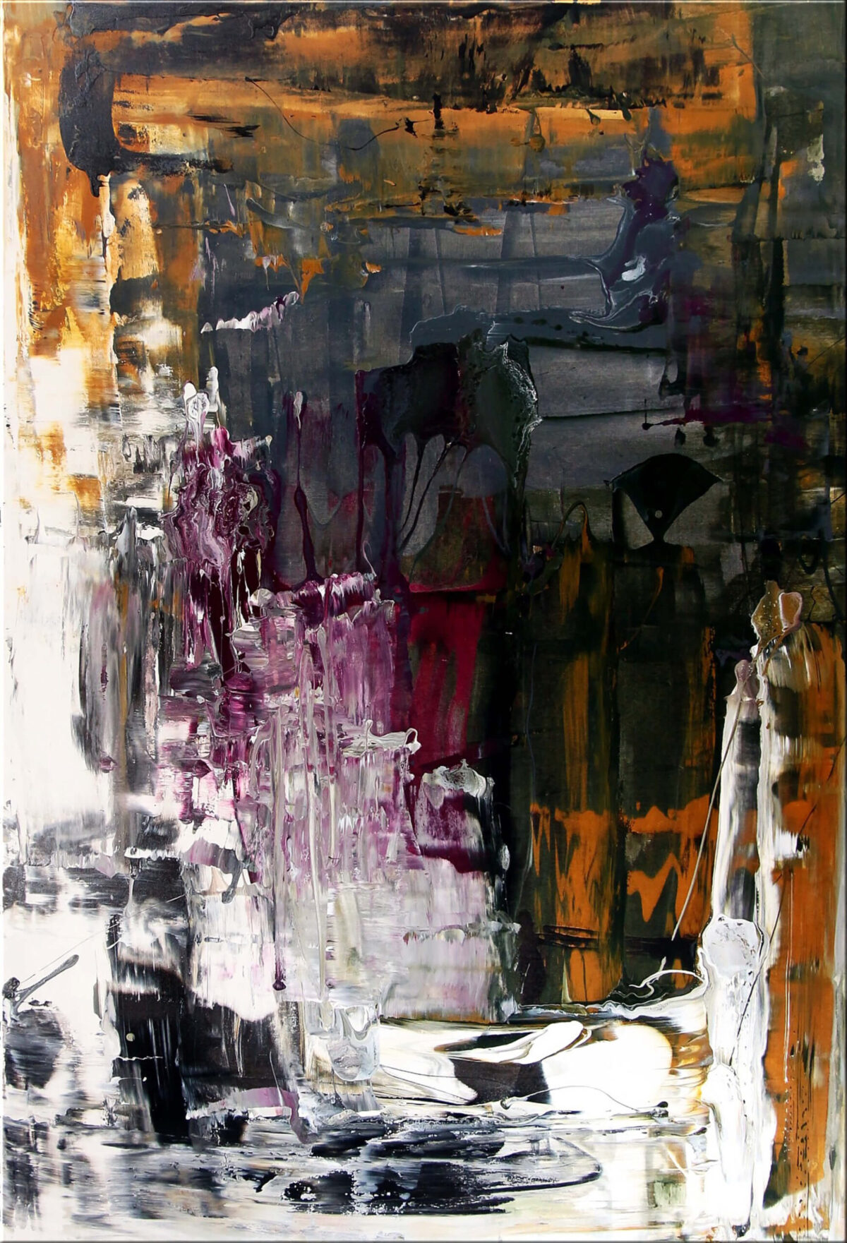 NOCTURNAL BOUNDARY  | 220 x 145 x 3 cm | Preis: auf Anfrage | Weitere Infos zu diesem Werk ›