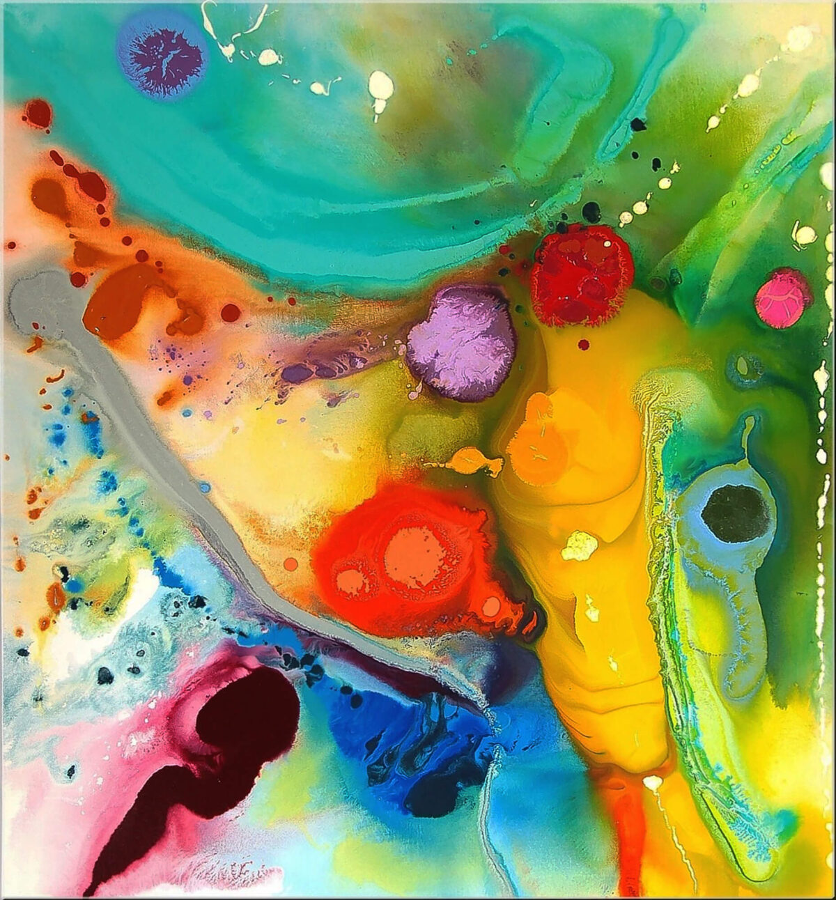 TRANSCENDENT FIELD  | 140 x 130 x 3 cm | Preis: auf Anfrage | Weitere Infos zu diesem Werk ›