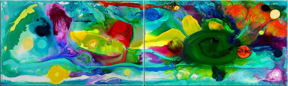 CELESTIAL INTERVAL | 90 x 280 x 3 cm | Preis: auf Anfrage | Weitere Infos zu diesem Werk ›